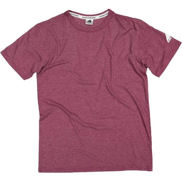 Mens Burgundy Blank T-Shirt