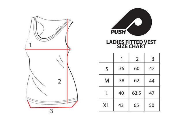 Ladies Black Swing Vest